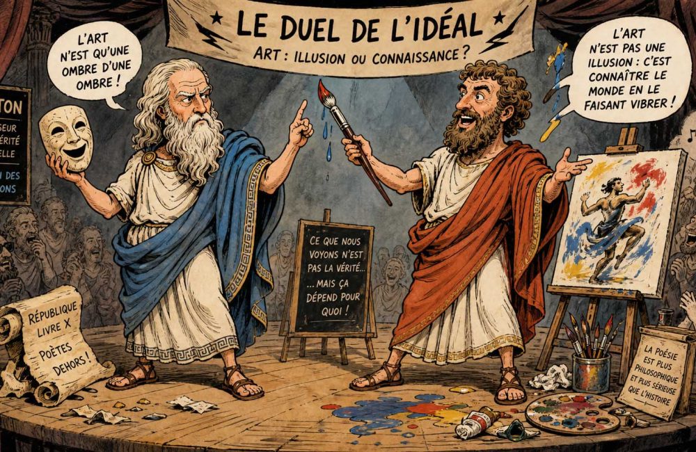 Imiter c’est tromper ? : Platon crache, Aristote branche les amplis 