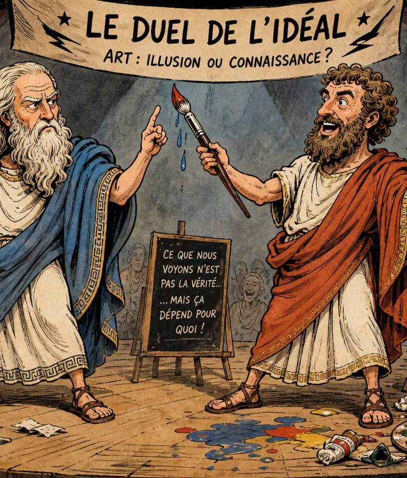 Imiter c’est tromper ? : Platon crache, Aristote branche les amplis